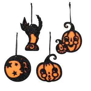 Johanna Parker Jolly Halloween Ornament Set - Set of 4 Ornaments